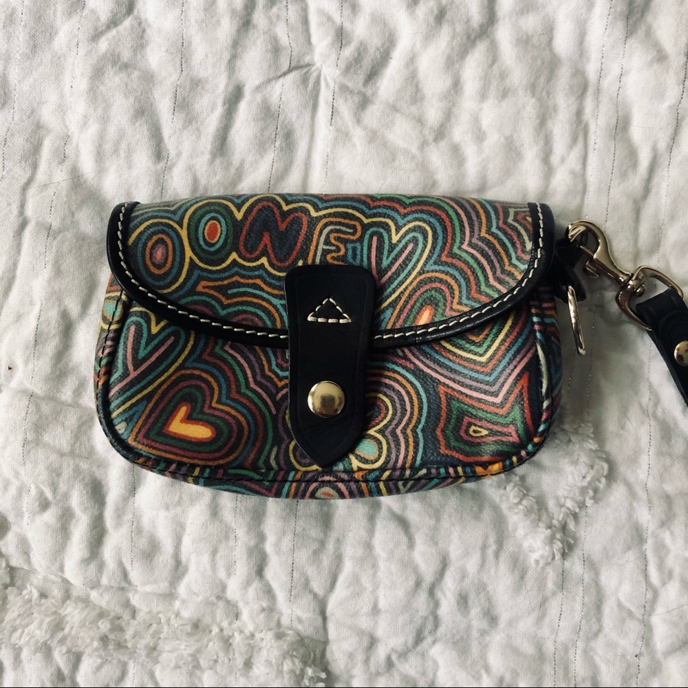 Pride Dooney & Bourk Rainbow Colored Wristlet View 2